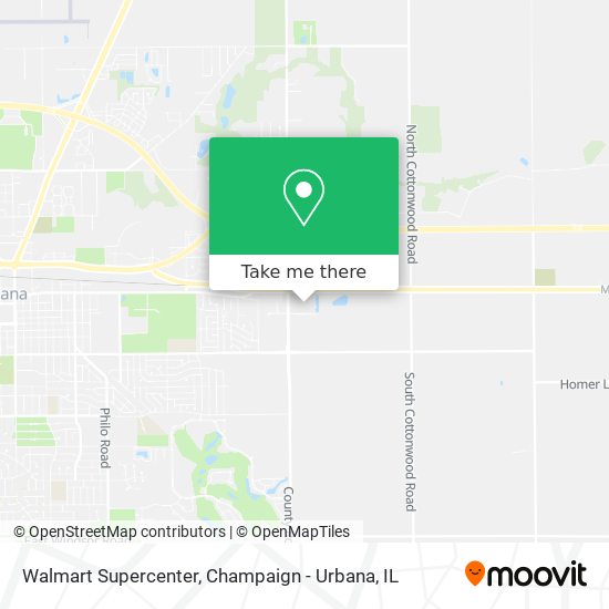 Mapa de Walmart Supercenter