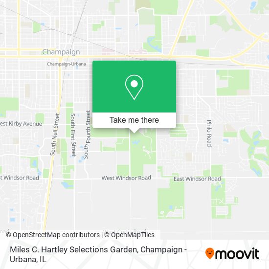 Miles C. Hartley Selections Garden map