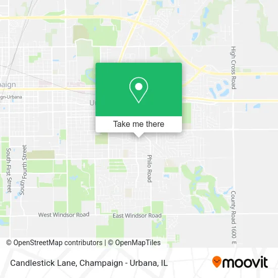 Candlestick Lane map
