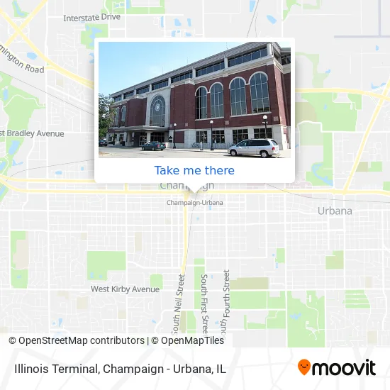 Driving Directions To Champaign Illinois How To Get To Illinois Terminal In Champaign By Bus?