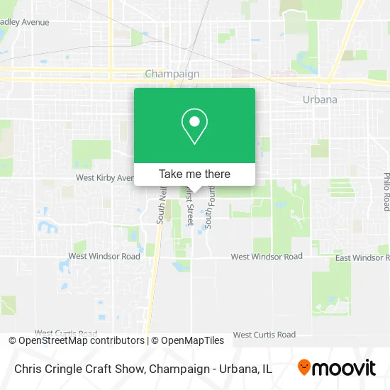 Mapa de Chris Cringle Craft Show