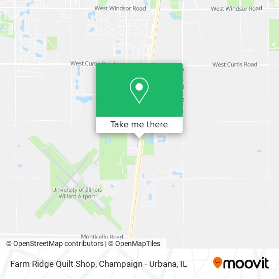 Farm Ridge Quilt Shop map