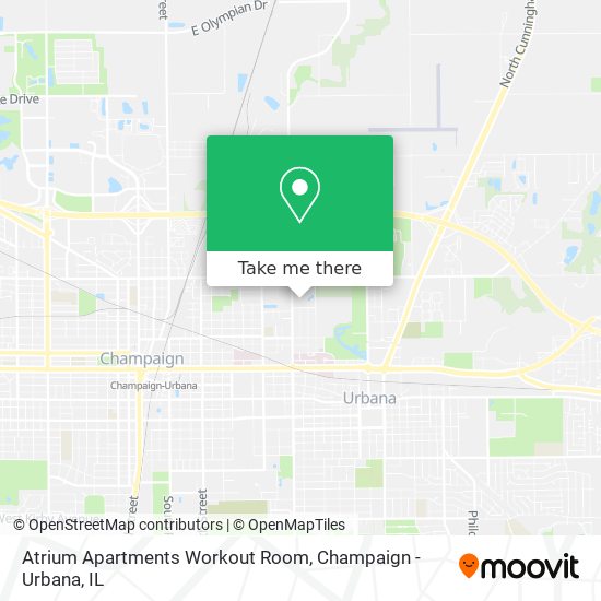 Atrium Apartments Workout Room map