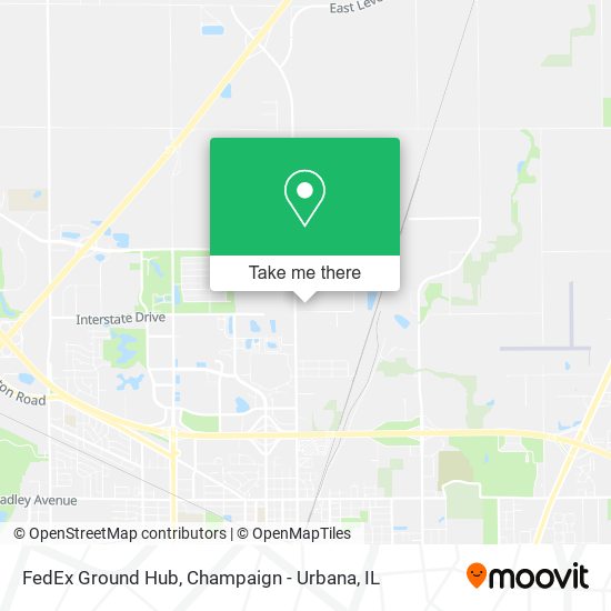 Mapa de FedEx Ground Hub
