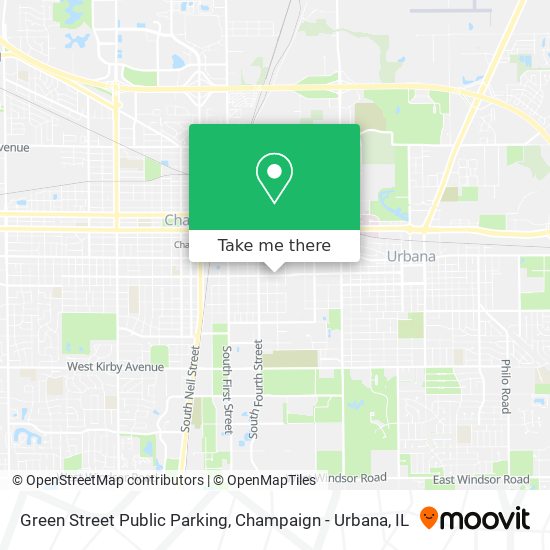 Mapa de Green Street Public Parking