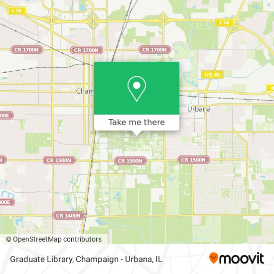 Mapa de Graduate Library