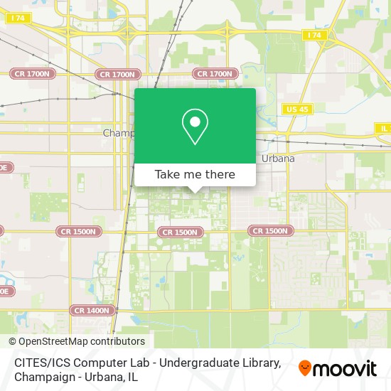 CITES / ICS Computer Lab - Undergraduate Library map