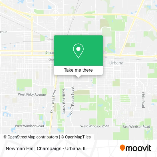Newman Hall map