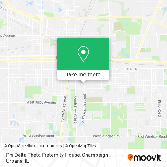 Phi Delta Theta Fraternity House map