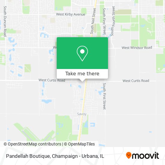 Pandellah Boutique map