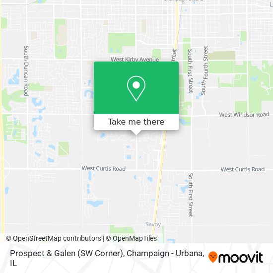 Prospect & Galen (SW Corner) map