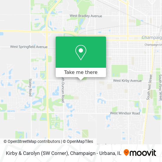 Mapa de Kirby & Carolyn (SW Corner)