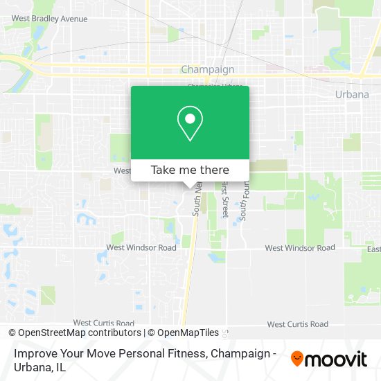 Improve Your Move Personal Fitness map