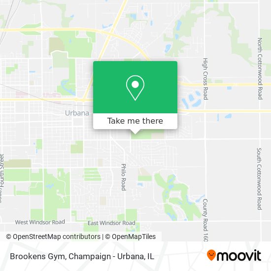 Mapa de Brookens Gym
