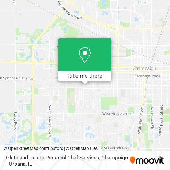 Mapa de Plate and Palate Personal Chef Services