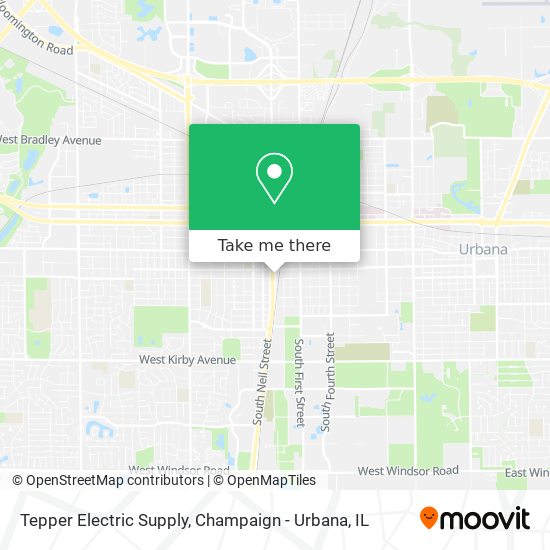 Mapa de Tepper Electric Supply
