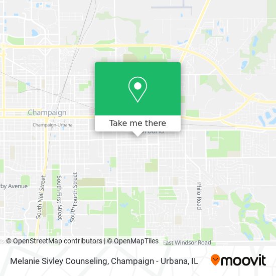 Melanie Sivley Counseling map