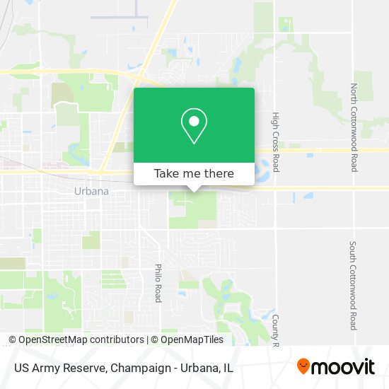 US Army Reserve map