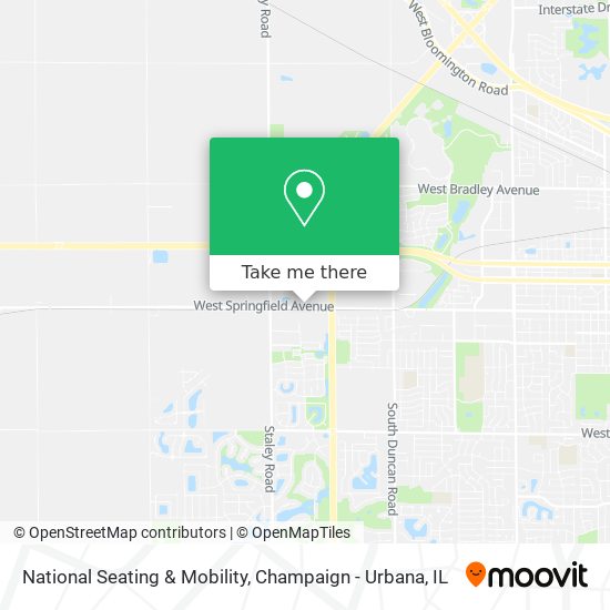 Mapa de National Seating & Mobility