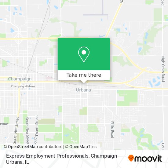 Mapa de Express Employment Professionals