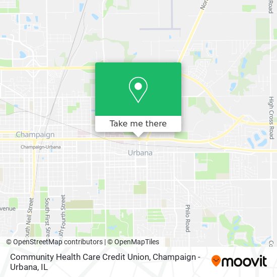 Mapa de Community Health Care Credit Union