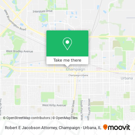 Mapa de Robert E Jacobson Attorney