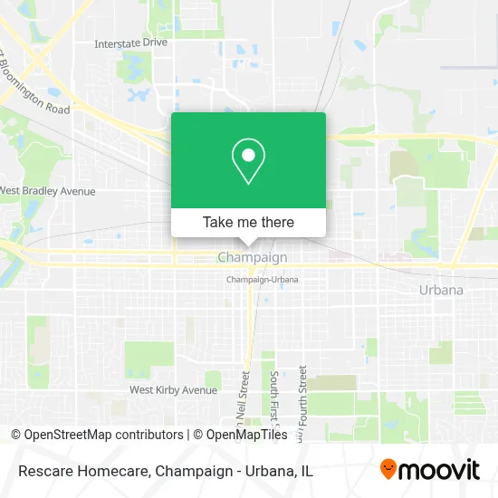 Rescare Homecare map