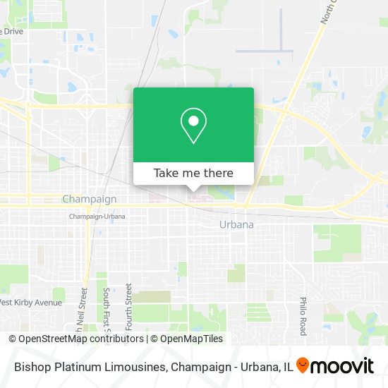 Bishop Platinum Limousines map