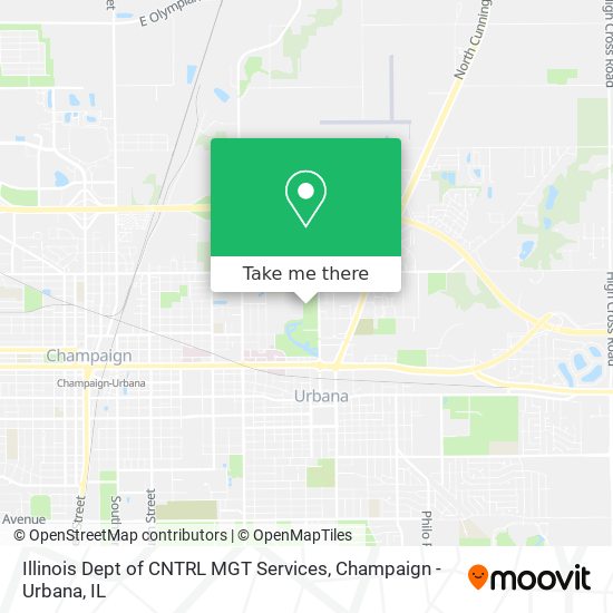 Illinois Dept of CNTRL MGT Services map