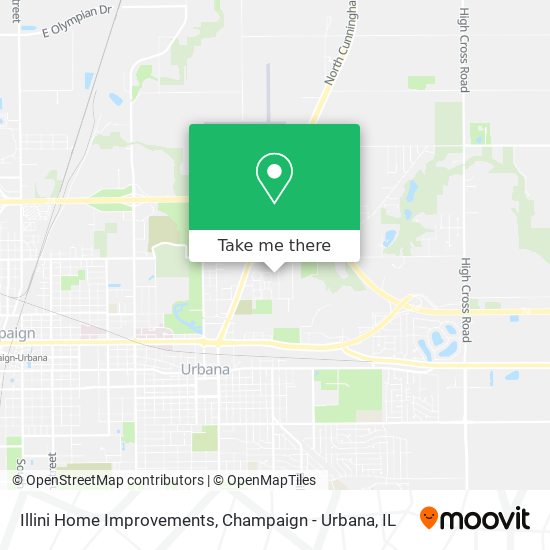 Illini Home Improvements map