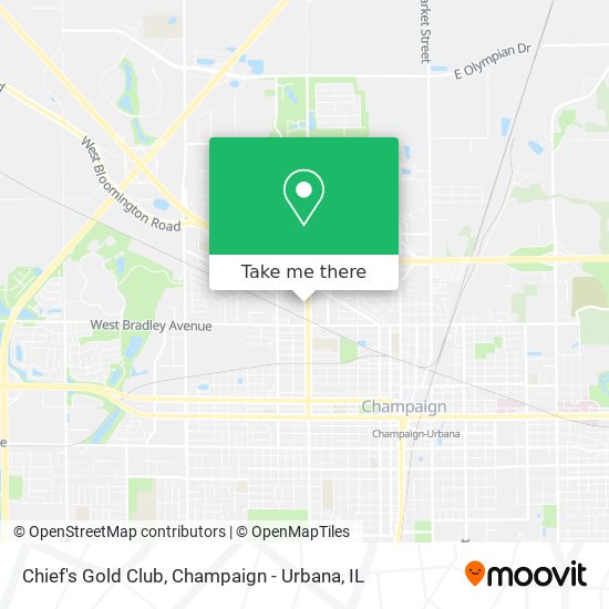 Chief's Gold Club map