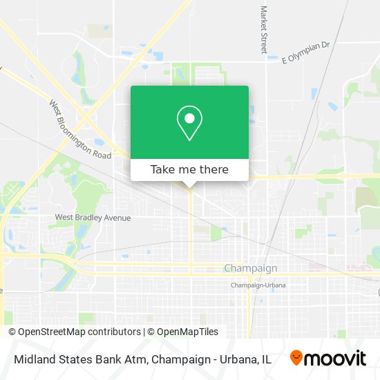 Mapa de Midland States Bank Atm