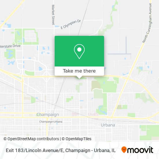Mapa de Exit 183/Lincoln Avenue/E