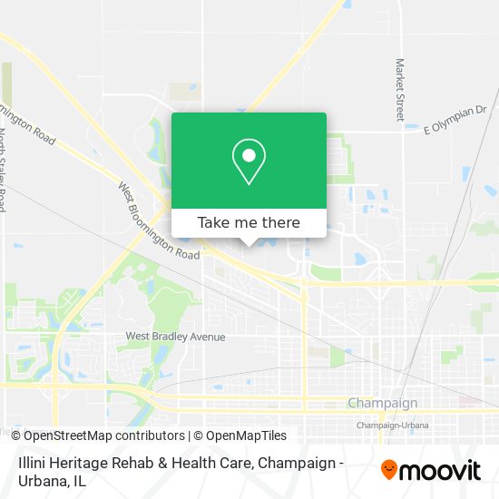Illini Heritage Rehab & Health Care map