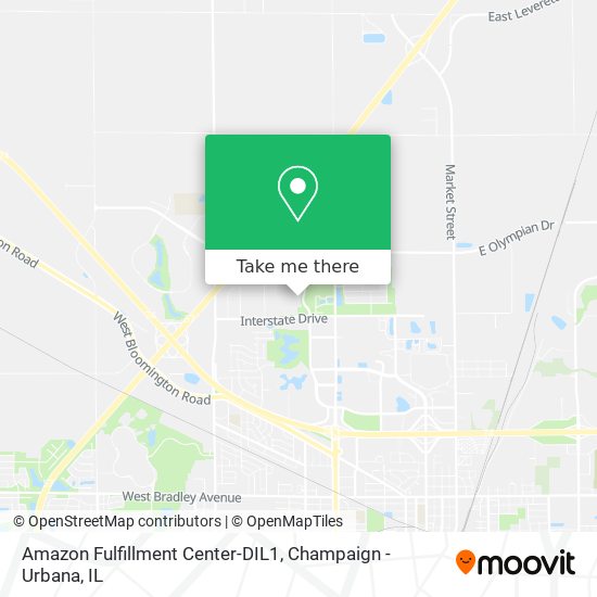 Amazon Fulfillment Center-DIL1 map