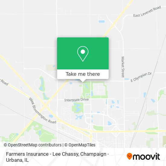 Farmers Insurance - Lee Chassy map