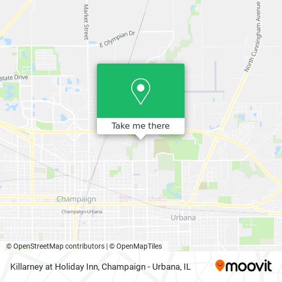 Killarney at Holiday Inn map