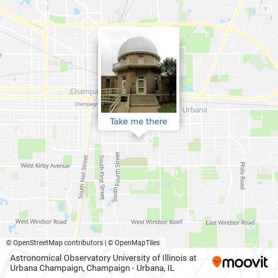 Astronomical Observatory University of Illinois at Urbana Champaign map