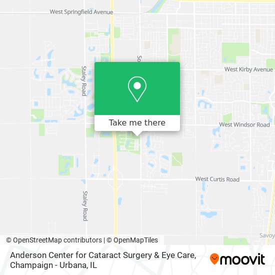 Anderson Center for Cataract Surgery & Eye Care map