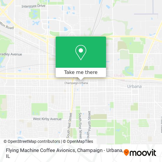 Flying Machine Coffee Avionics map