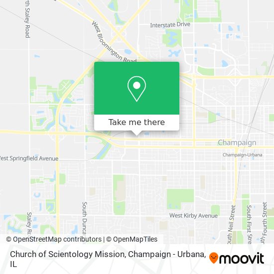 Mapa de Church of Scientology Mission