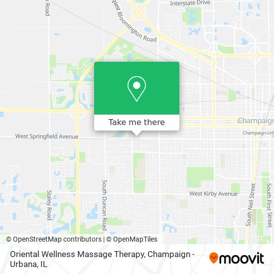 Mapa de Oriental Wellness Massage Therapy