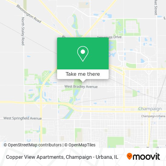 Mapa de Copper View Apartments