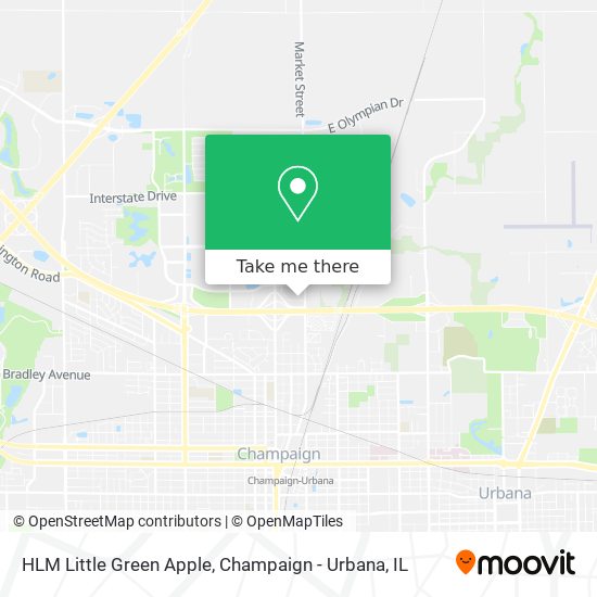 HLM Little Green Apple map