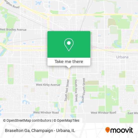 Mapa de Braselton Ga