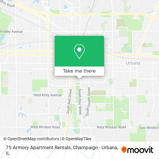 75 Armory Apartment Rentals map