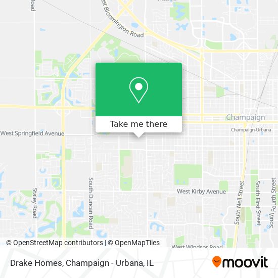 Drake Homes map