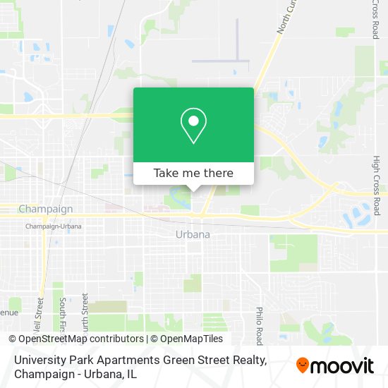 University Park Apartments Green Street Realty map