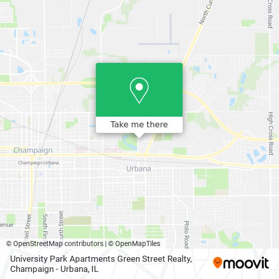 Mapa de University Park Apartments Green Street Realty