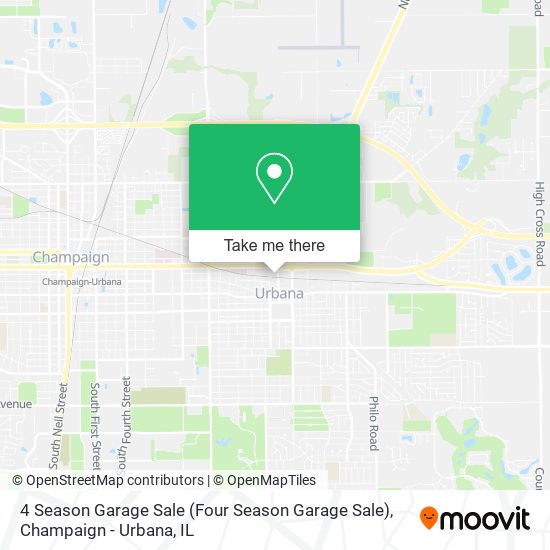 4 Season Garage Sale map